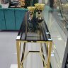 Консоль BS-1536G тонированное стекло/хром Gold