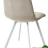 Стул CHILLI SQUARE G108-10 светлый кварц/ белый каркас, велюр