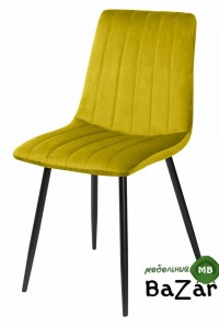 Стул DUBLIN золотая осина, велюр G108-22
