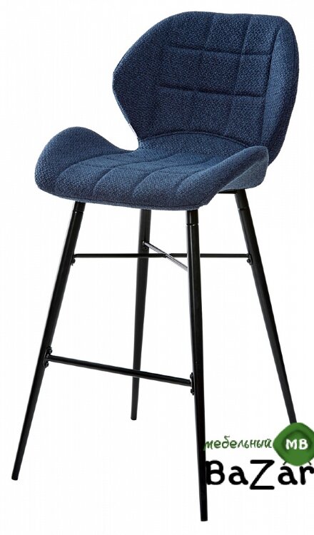 Барный стул MARCEL TRF-06 полночный синий, ткань