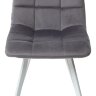 Стул CHILLI SQUARE G108-12 антрацит/ белый каркас, велюр
