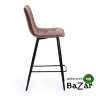 Стул полубарный CHILLY (mod. 7095пб) коричневый barkhat 12/черный