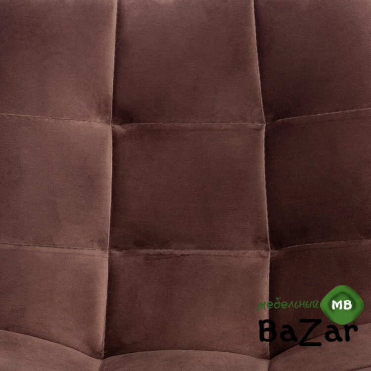 Стул полубарный CHILLY (mod. 7095пб) коричневый barkhat 12/черный