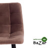 Стул полубарный CHILLY (mod. 7095пб) коричневый barkhat 12/черный