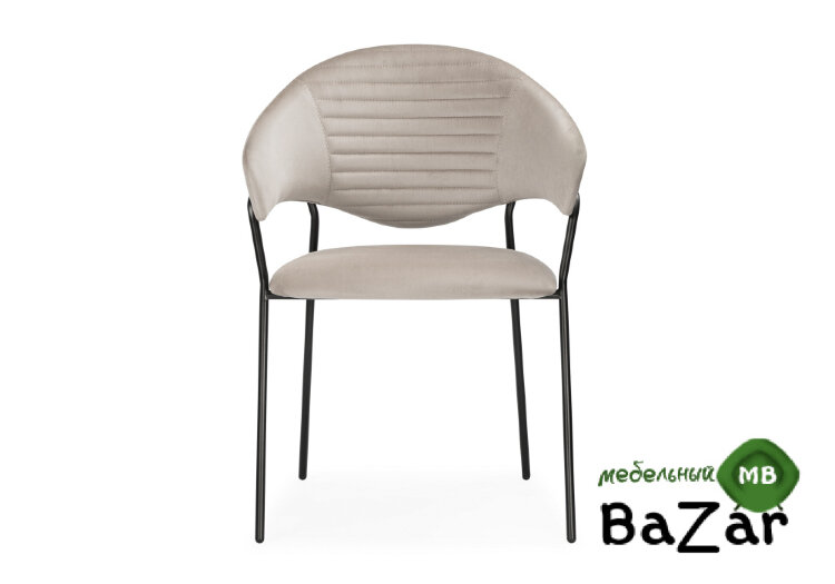 Стул Рансол дымчатый / черный глянец Стул Рансол дымчатый / черный глянец