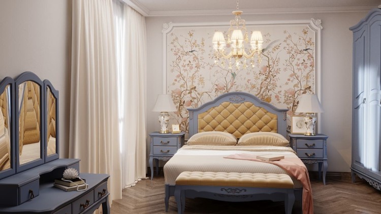 Кровать с мягким изголовьем 120*200 В212BLG