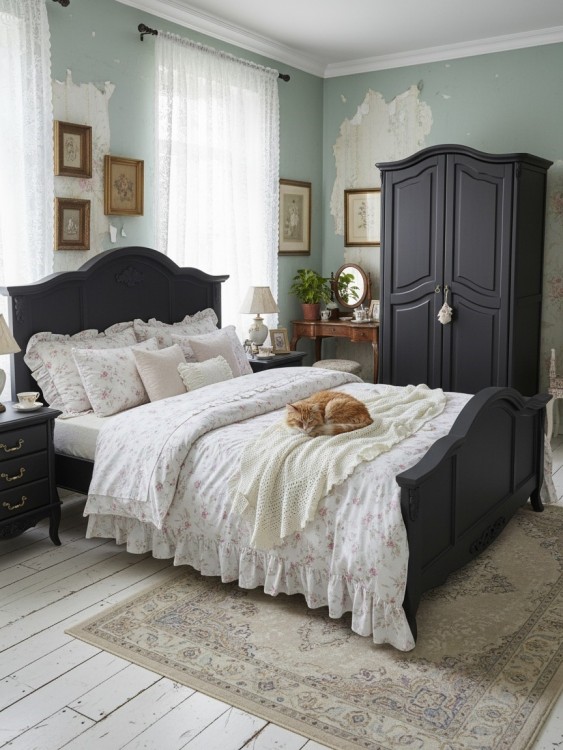 Кровать с жесткой спинкой 120*200 В202BL