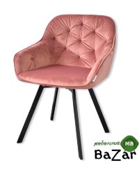 Стул GALE BLUVEL-52 PINK поворот.360 град., велюр Стул GALE BLUVEL-52 PINK поворот.360 град., велюр