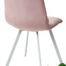 Стул CHILLI SQUARE G108-15 пепел розы/ белый каркас, велюр