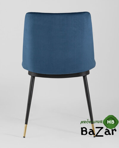 Стул Мелисса велюр синий Стул Мелисса велюр синий