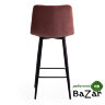 Стул полубарный CHILLY (mod. 7095пб ) коралловый barkhat 15 /черный
