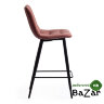 Стул полубарный CHILLY (mod. 7095пб ) коралловый barkhat 15 /черный