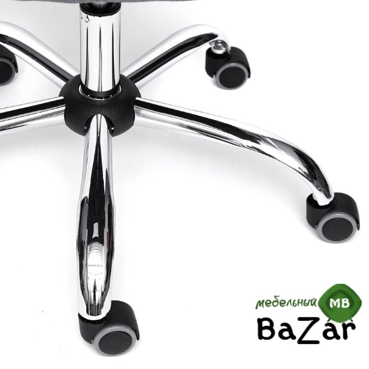 Кресло PRACTIC кож/зам, ткань, черный