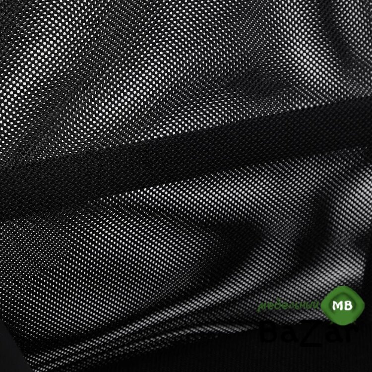 Кресло PRACTIC кож/зам, ткань, черный