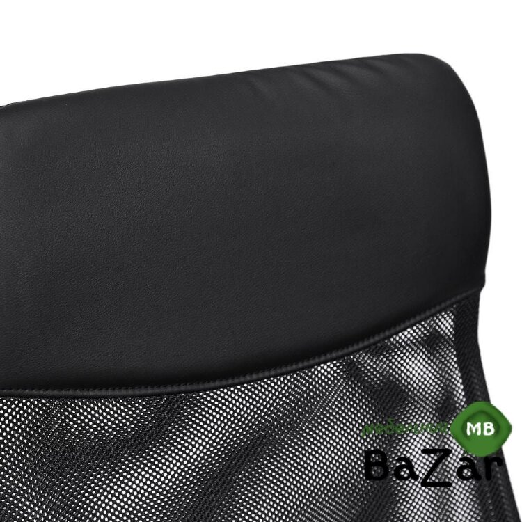 Кресло PRACTIC кож/зам, ткань, черный