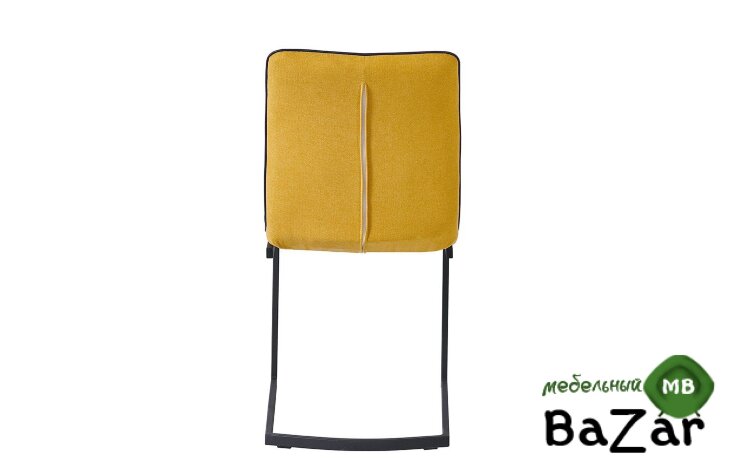 Стул SKY6800 желтый JJ12-19/черный кант PU/черный металл с напылением