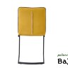 Стул SKY6800 желтый JJ12-19/черный кант PU/черный металл с напылением