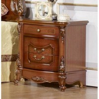 3136. Виктория Тумба прикроватная (60х48х67 см), МДФ. NIGHT STAND, цвет: Темный орех