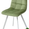 Стул CHILLI SQUARE G108-27 террариумный мох/ белый каркас, велюр Стул CHILLI SQUARE G108-27 террариумный мох/ белый каркас, велюр