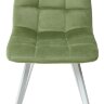 Стул CHILLI SQUARE G108-27 террариумный мох/ белый каркас, велюр Стул CHILLI SQUARE G108-27 террариумный мох/ белый каркас, велюр
