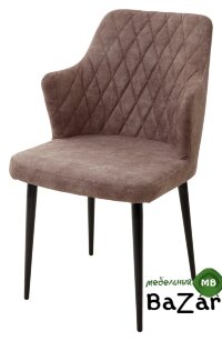 Стул HERMAN КОРИЧНЕВЫЙ #34, античная ткань / черный каркас Стул HERMAN КОРИЧНЕВЫЙ #34, античная ткань / черный каркас