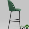 Стул барный Марсель велюр зеленый