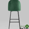 Стул барный Марсель велюр зеленый