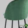 Стул барный Марсель велюр зеленый