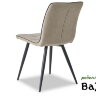 Стул SKY6800-1 бежевый JJ12-18/черный кант PU/черный металл