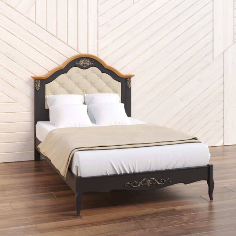 Кровать с мягким изголовьем 120*200 W212BL