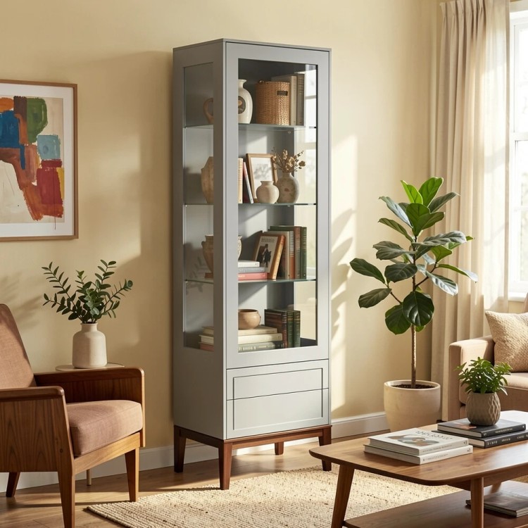 Витрина левая L MRS601L/G Серый