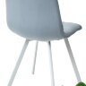 Стул CHILLI SQUARE G108-56 пудровый синий/ белый каркас, велюр Стул CHILLI SQUARE G108-56 пудровый синий/ белый каркас, велюр