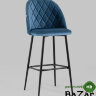 Стул барный Марсель велюр пыльно-синий