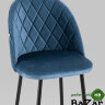 Стул барный Марсель велюр пыльно-синий