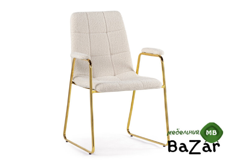 Стул Lana white / gold Стул Lana white / gold