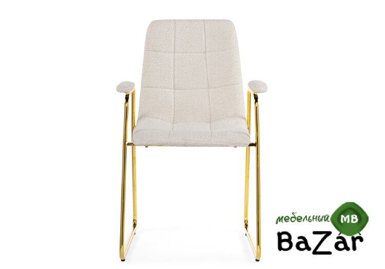 Стул Lana white / gold Стул Lana white / gold