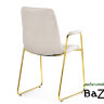 Стул Lana white / gold Стул Lana white / gold