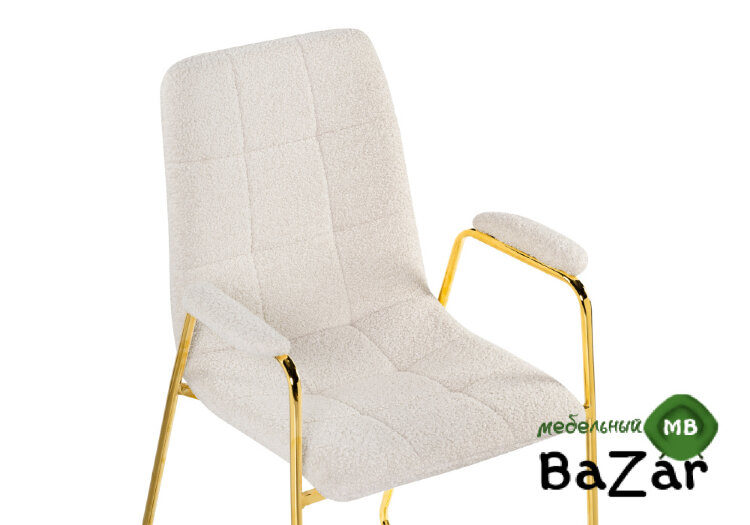 Стул Lana white / gold Стул Lana white / gold