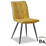 Стул SKY6800-1 желтый JJ12-19/черный кант PU/черный металл Стул SKY6800-1 желтый JJ12-19/черный кант PU/черный металл