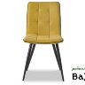 Стул SKY6800-1 желтый JJ12-19/черный кант PU/черный металл Стул SKY6800-1 желтый JJ12-19/черный кант PU/черный металл