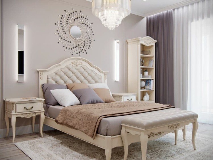 Кровать с мягким изголовьем 140*200 В214G