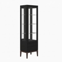 Витрина левая L MRS601L/BL Черный