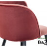 Стул на металлокаркасе Orly coral / red