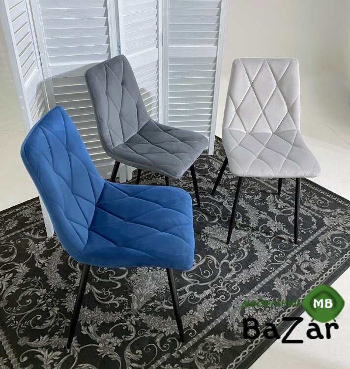 Стул NAPOLI UF910-05 DARK GREY, велюр