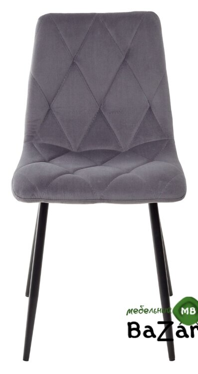 Стул NAPOLI UF910-05 DARK GREY, велюр