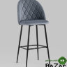 Стул барный Марсель велюр серый Стул барный Марсель велюр серый