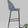 Стул барный Марсель велюр серый Стул барный Марсель велюр серый