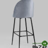 Стул барный Марсель велюр серый Стул барный Марсель велюр серый