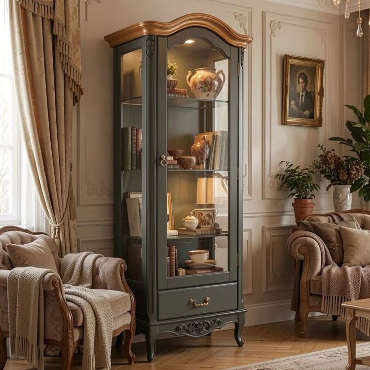 Витрина стеклянная R W601BL