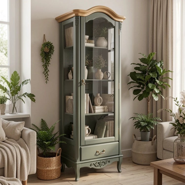 Витрина стеклянная R W601BL